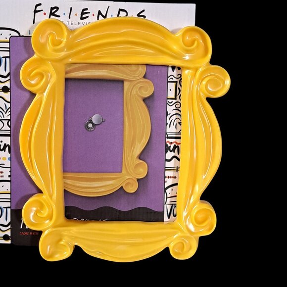 Friends  Peephole Frame Picture Photo Yellow Hanging Frame - Picture 11 of 16